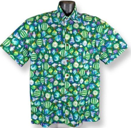 Christmas Tree Ornaments Hawaiian Shirt